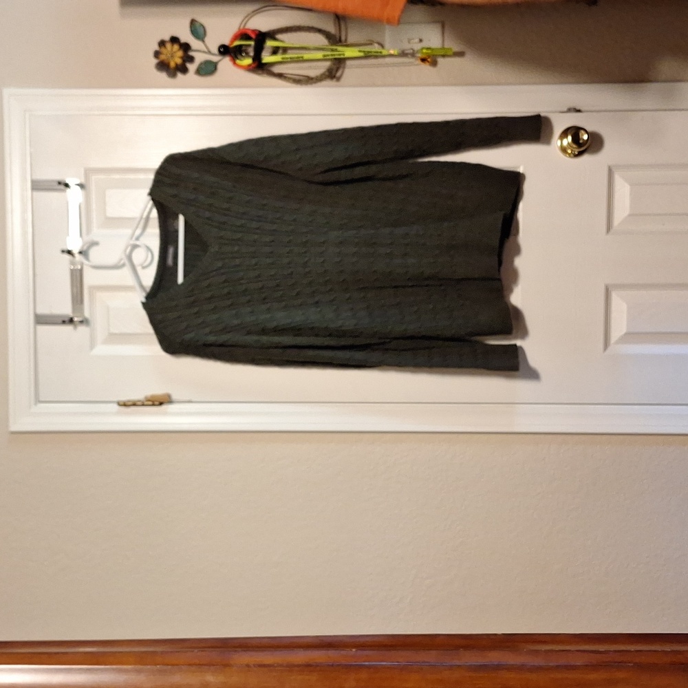 Mens cable knit sweater